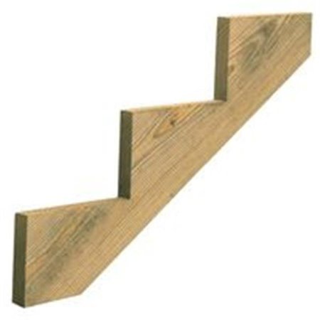 UNIVERSAL FOREST Universal Forest Products 7295314 39 in. 3-Step Stair Stringer 7295314